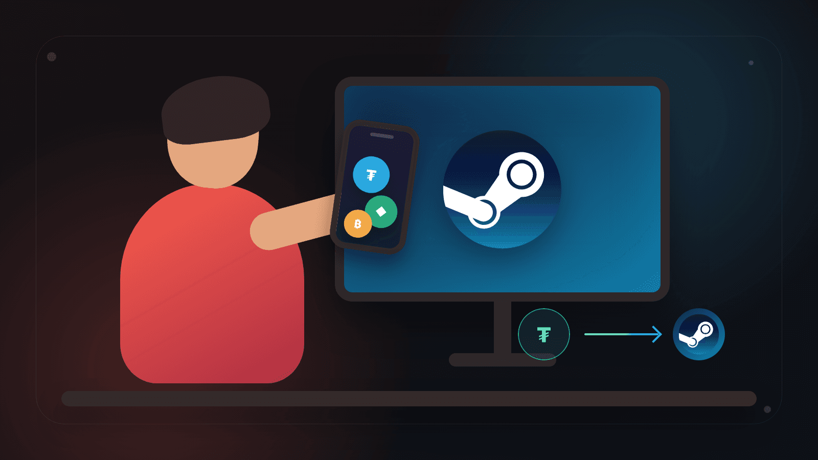 Как пополнить Steam криптой в 2026 году: пошаговая инструкция
