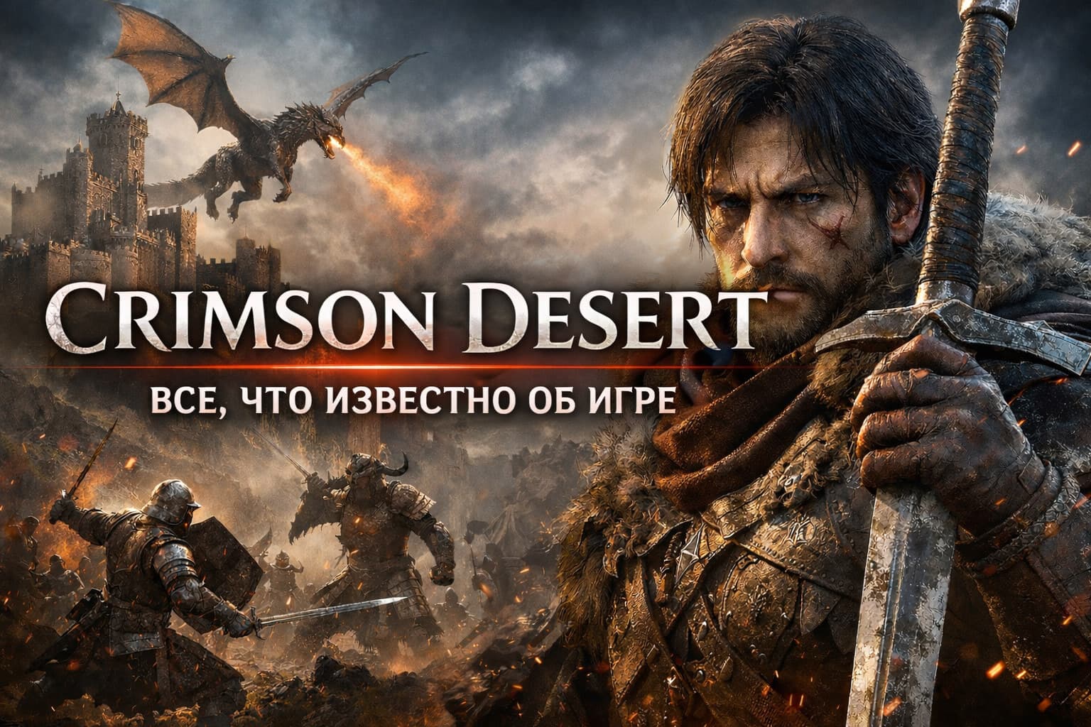 Crimson Desert - подробный разбор игры, мира, боевой системы и системных требований