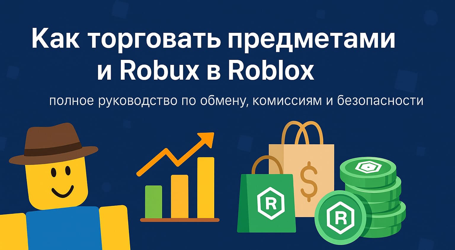 Как торговать предметами и Robux в Roblox
