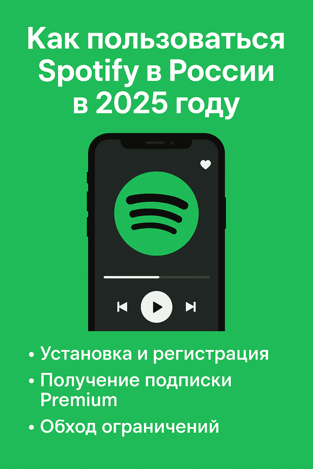 Как слушать Spotify в России в 2025 году - простая инструкция с подпиской Premium